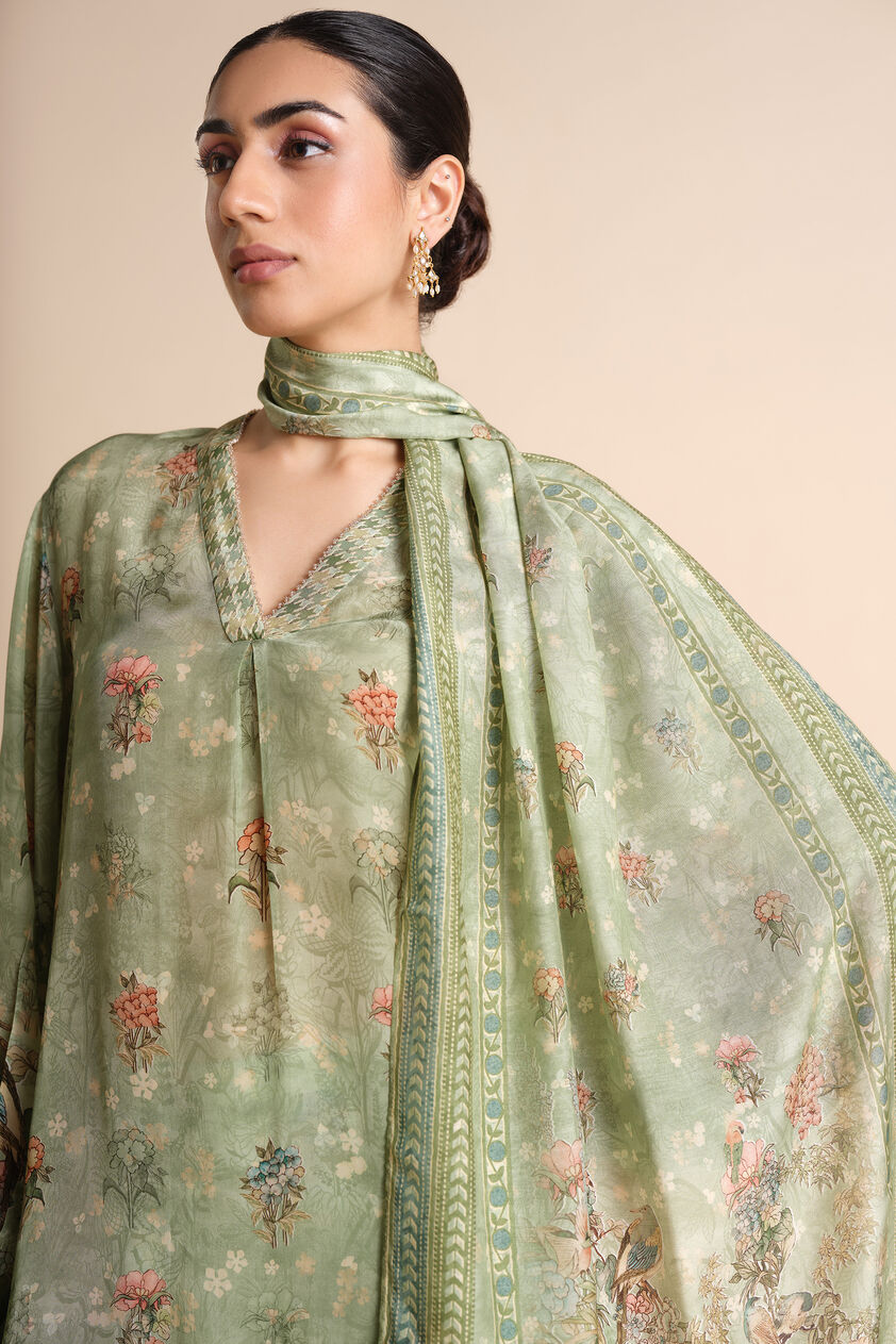 Ibtihl Scarf - Sage, Sage, image 1